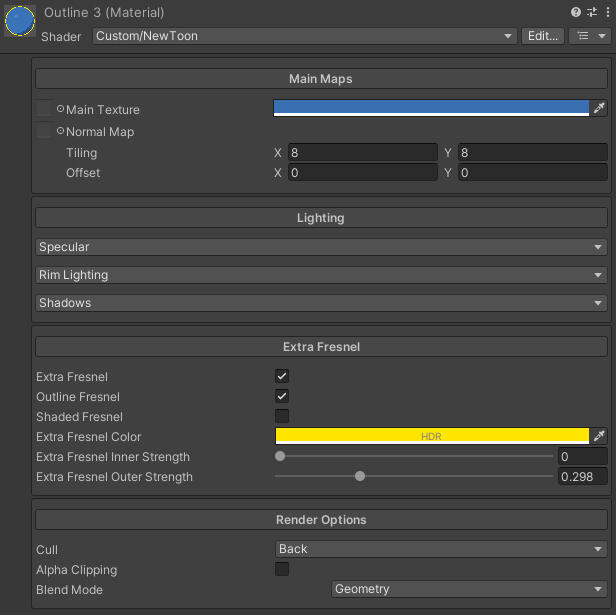 Organized editor window